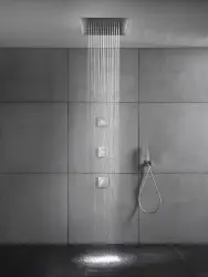 Ducha de lluvia SB Square 316 empotrada 50x50cm completa de acero inoxidable 1208946995