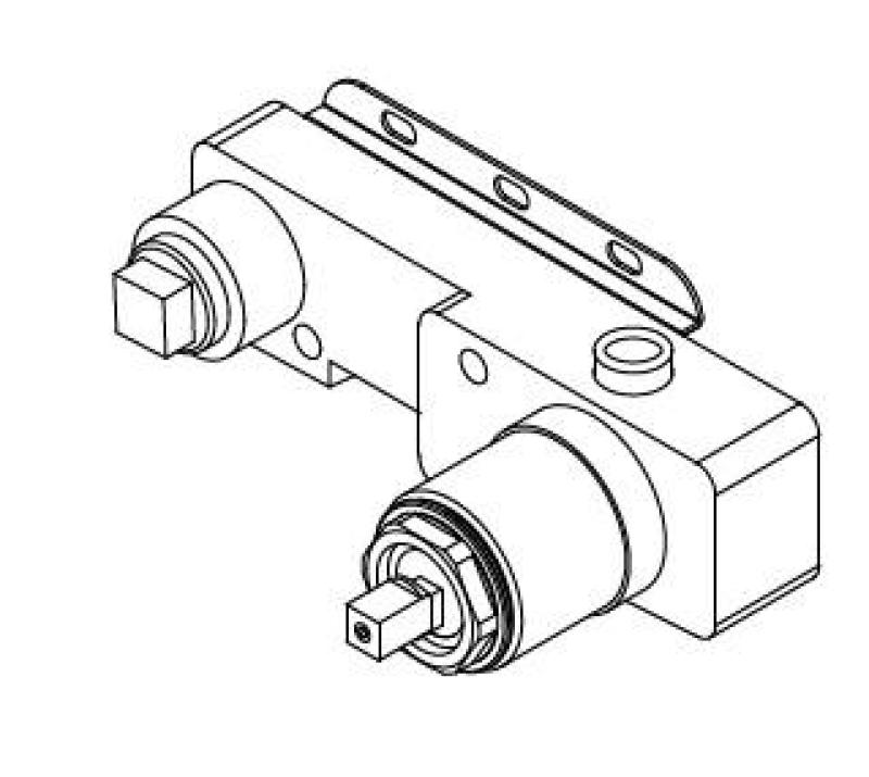 Waterevolution Grifo mezclador empotrado para lavabo, 2 orificios T0.16.I