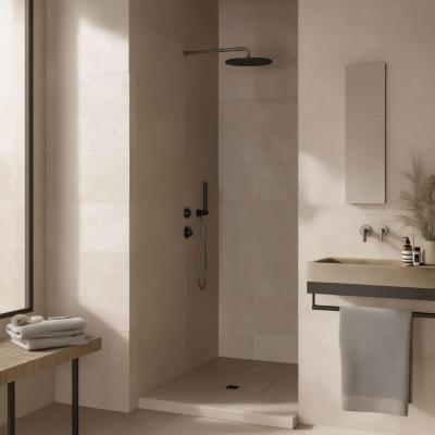 Waterevolution Flow built-in shower thermostat with 1 diverter valve, gun metal 1208948849