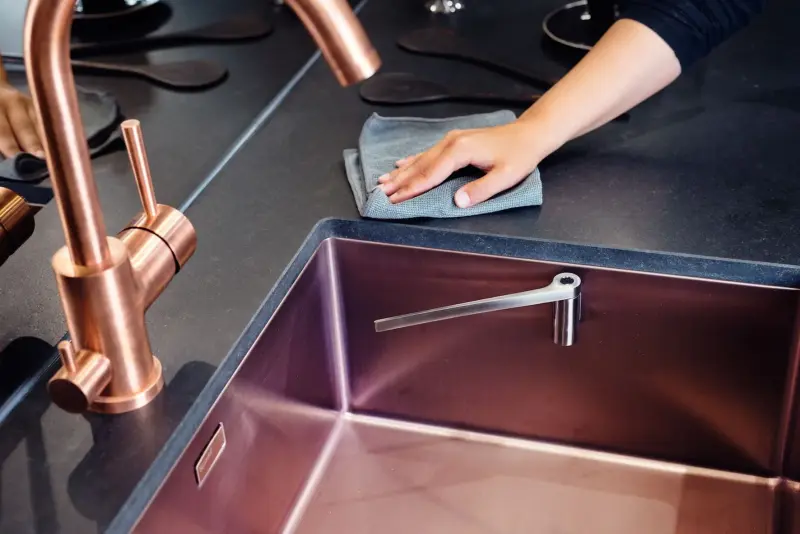 Soporte magnético Magisso para paños de cocina recto acero inoxidable 30101000