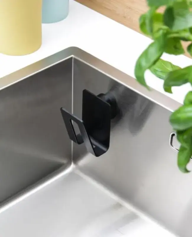 Soporte magnético Magisso plástico negro 30203011