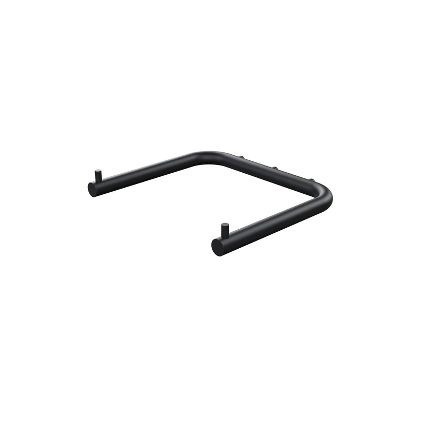 Portarrollos doble Waterevolution Flow negro mate A131PRV2