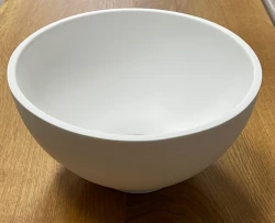 Lavabo pequeño Solid S de Solid Surface, redondo, 20 x 20 x 11 cm, blanco mate, 1208953267