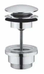 Tapón PB Unix para lavabo 1 1/4 bloqueable push up click clack acero inoxidable 1208953285