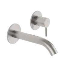 Grifo mezclador de lavabo SB Round empotrado de acero inoxidable 316 132mm