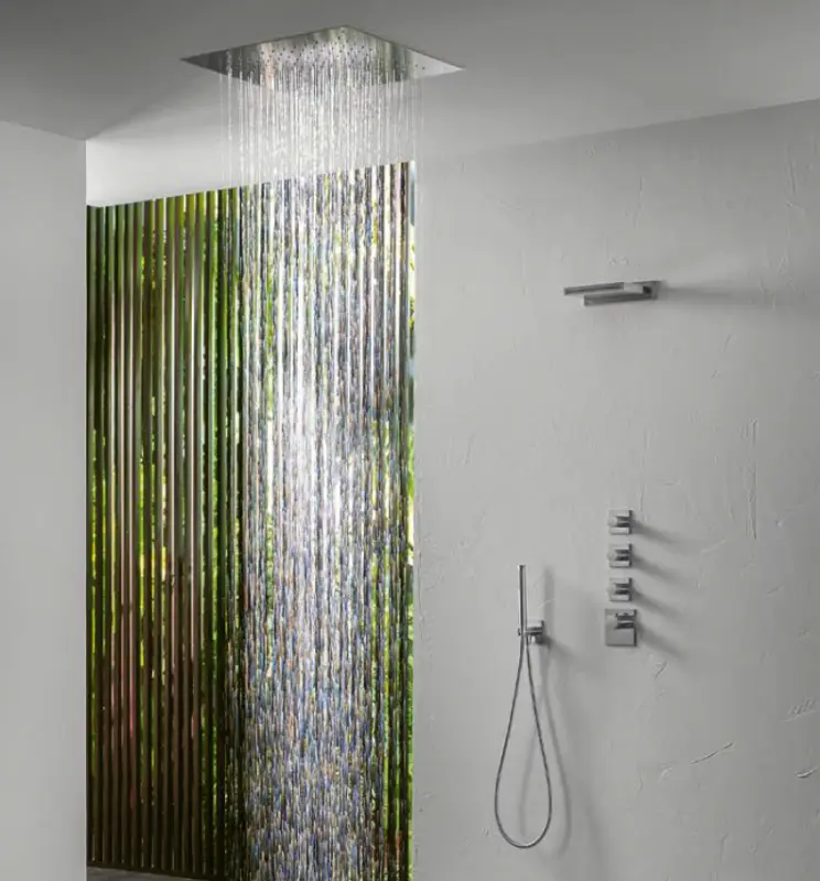 Caño en cascada SB 316 montaje en superficie acero inoxidable macizo 1208953546