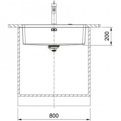 Franke Mythos MYX 110.70 rvs sink 70x40cm undermount 122.0638.271