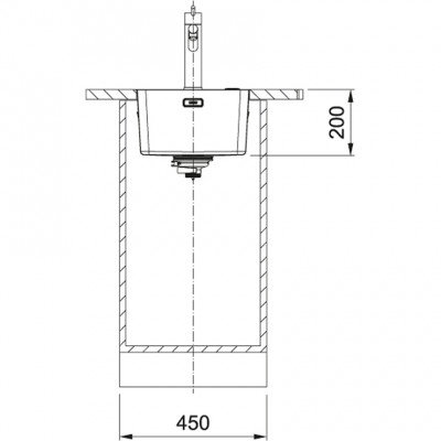 Franke Mythos MYX 210.34 rvs sink 34x40cm flush-mount 127.0638.274