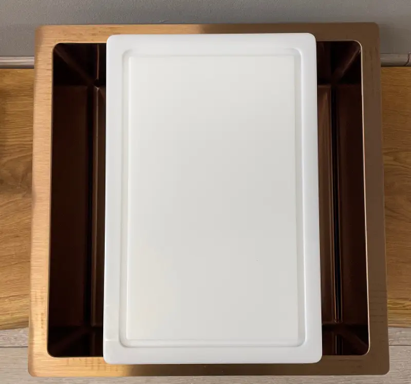 Tablero de corte de plástico Foster 42x27cm para un fregadero de 40cm de longitud 1208953714