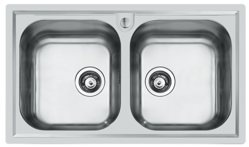 Foster Marine Inox 316 Fregadero doble 86x50 cm Montaje sobre encimera 1208953745