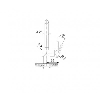 Franke Kitchen faucet Atlas Neo with extendable spout pvd gun metal 115.0628.210