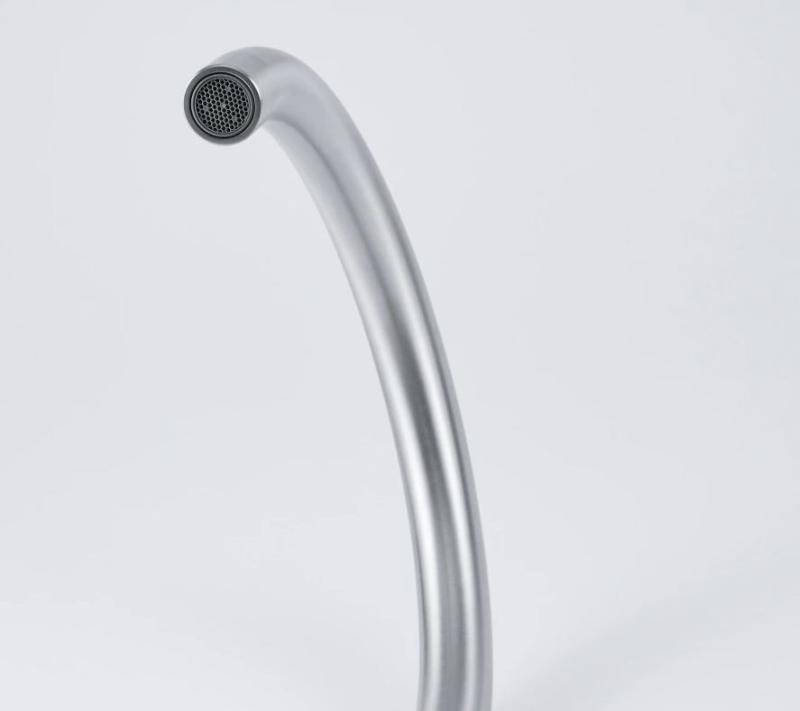 Grifo de cocina Franke Eos Neo caño giratorio pvd gris plomo 115.0628.253