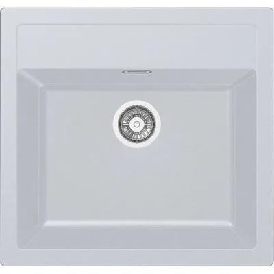 Franke Sirius 2 S2D 610.50 white plastic sink 56x53cm surface-mounted with tap hole 114.0568.052