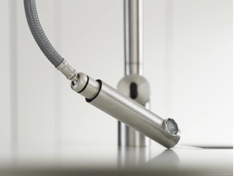 Grifo de cocina Franke Atlas Neo Sensor de acero inoxidable satinado con caño extraíble acero inoxidable 115.0625.523