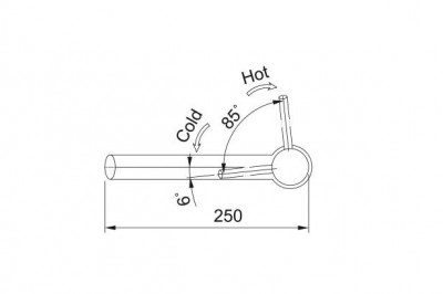 Franke Orbit solid stainless steel low kitchen tap with swivel spout stainless steel 115.0569.290