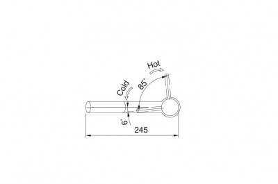 Franke Orbit solid stainless steel low kitchen tap with pull-out spout stainless steel 115.0569.461