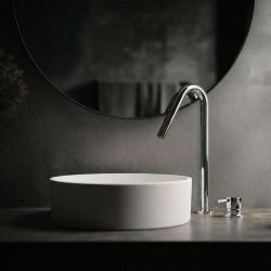 Grifo Waterevolution Flow de 2 orificios para lavabo cromado con caño alto V 227mm T1122V01