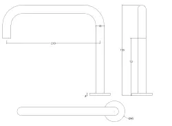 Grifo Waterevolution Flow de 2 orificios acero inoxidable T112HIE