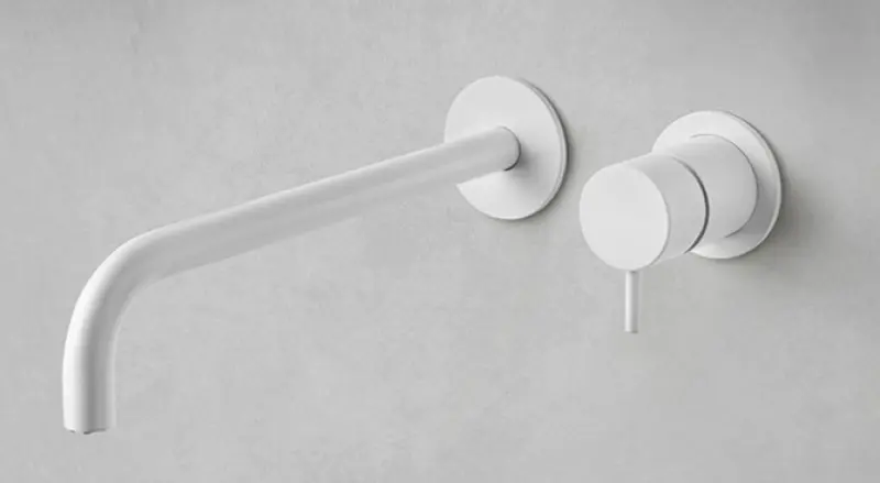 Grifo Waterevolution Flow caño empotrado blanco 10cm T116BBR-10