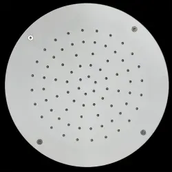 Ducha de techo efecto lluvia SB Rubinetterie blanco mate corian de superficie sólida empotrada redonda  30 cm 1208954156