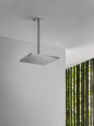 Ducha efecto lluvia SB Square 316 20x20cm acero inoxidable 316 macizo cepillado