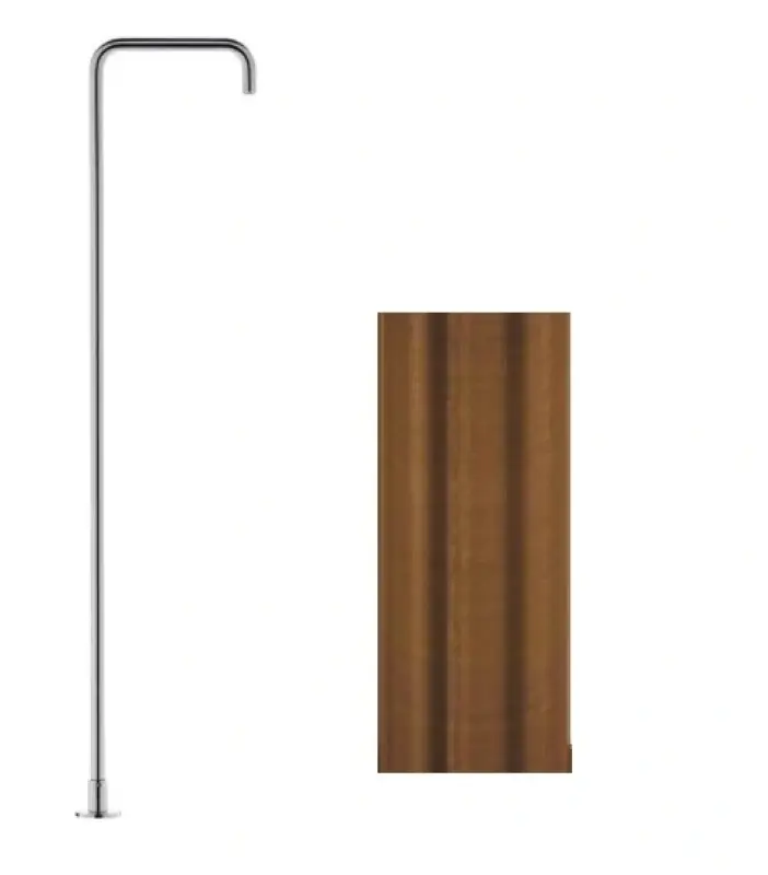 Waterevolution Flow Grifo para lavabo independiente Caño PVD Cobre cepillado T1.676.CP.E