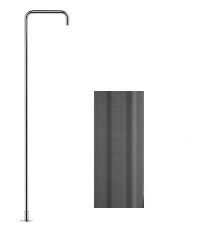 Waterevolution Flow Grifo para lavabo independiente Caño PVD Gun metal T1.676.GM.E
