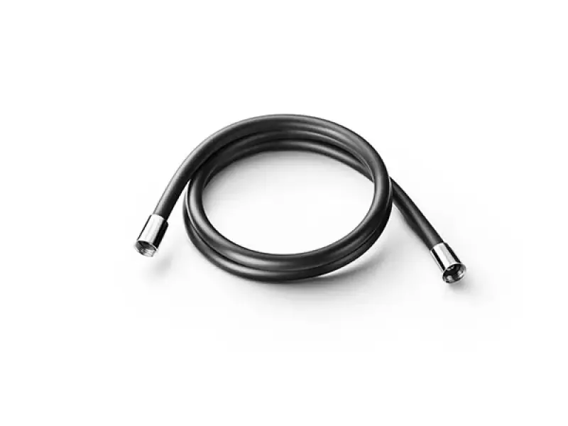 Conjunto de ducha redondo SB negro mate empotrado completo