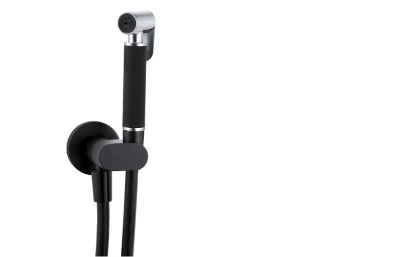 Conjunto de teleducha Waterevolution Flow para bidé negro T1626PR
