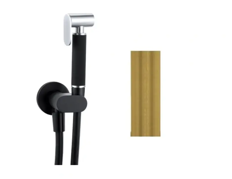 Waterevolution Flow Set de ducha manual para bidé latón Nature T1626LE