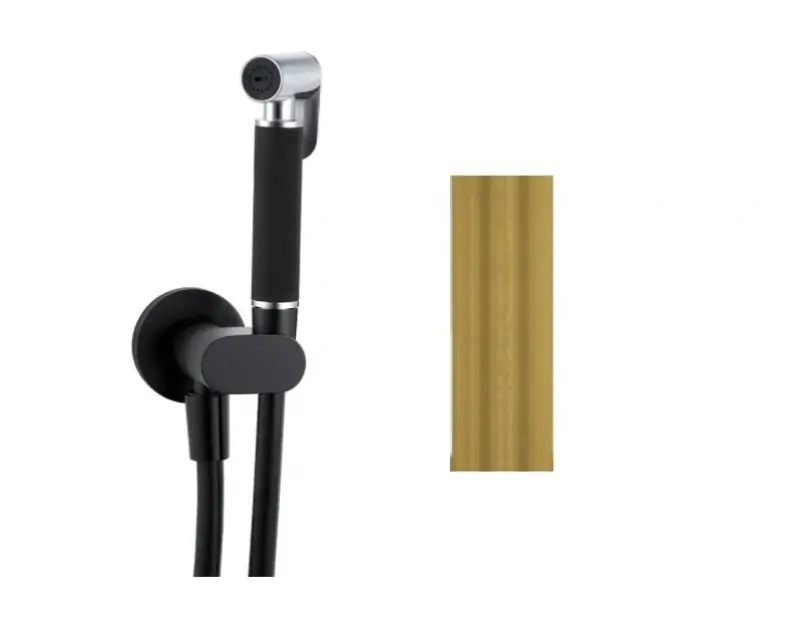 Waterevolution Flow Set de ducha manual para bidé latón Nature T1626LE