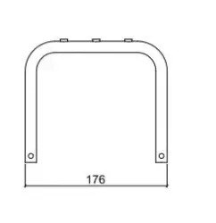 Portarrollos Waterevolution Flow Doble PVD Gris Plomo A131GME