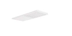 Ducha Principal Tres Pared 21x55 cm Esquinas Redondas Mate Blanco 29990307BM