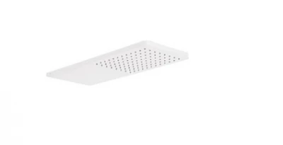Tres Wall Shower Head 21x55 cm Round Corners Matte White 29990307BM