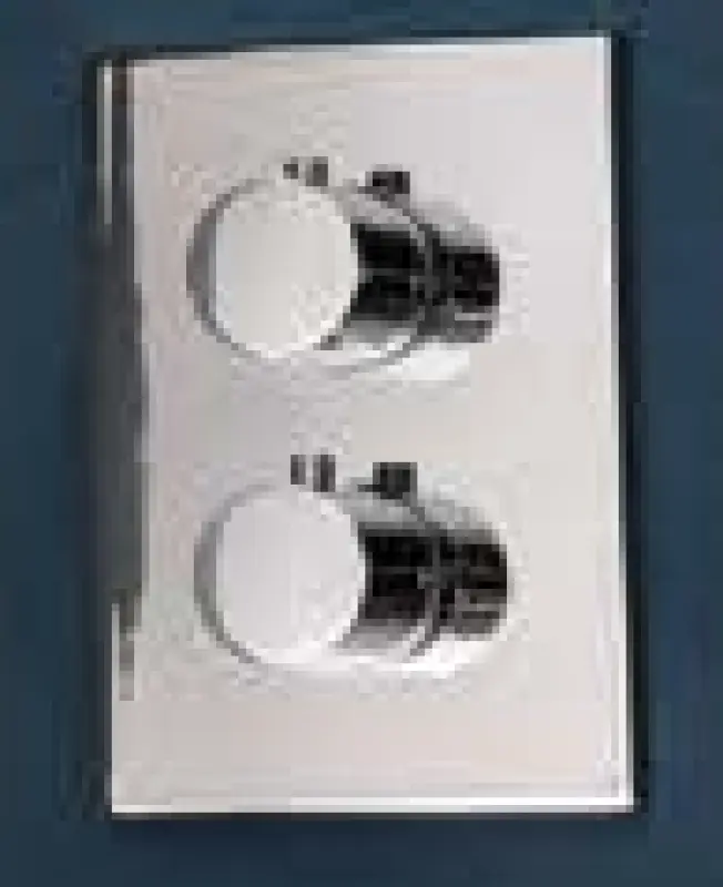 Mezclador termostático SB Universal Round on Square empotrado con 2 salidas cromado 1208955152