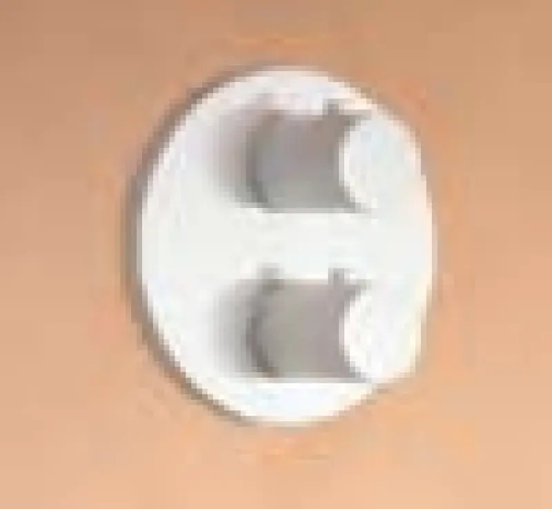 Mezclador termostático SB Universale Round empotrado con 2 salidas blanco mate 1208955165