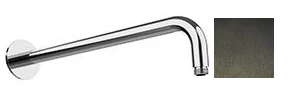 SB Round 316 wall-mounted shower arm round 35 cm PVD gun metal 1208955317