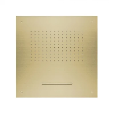 SB Square 316 Rain Shower Built-in with Waterfall 50x50cm Ceiling Shower Head PVD Gold 1208955319