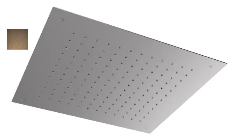 Ducha efecto lluvia SB Square 316 empotrada 50x50cm PVD cobre 1208955321