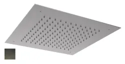 Ducha efecto lluvia SB Square 316 empotrada 38x38cm PVD gris plomo 1208955329