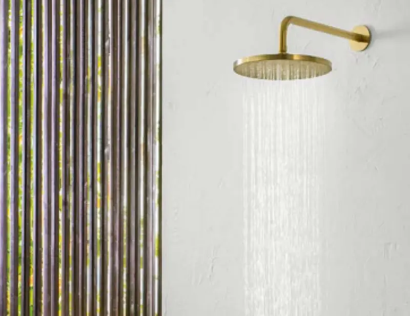 Ducha de lluvia redonda SB 316 30cm PVD oro 1208955345