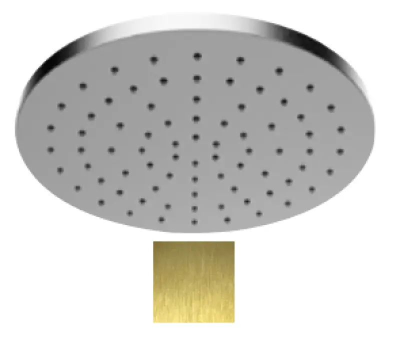 Ducha efecto lluvia SB Round 316 25cm PVD dorado 1208955348