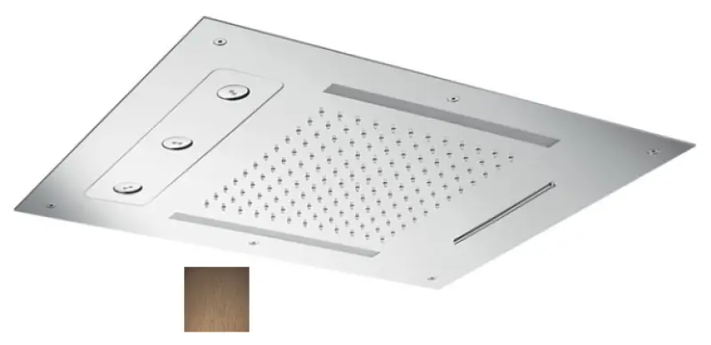 Ducha efecto lluvia SB Spin Temptation Cromoterapia empotrada  PVD color cobre 1208955418
