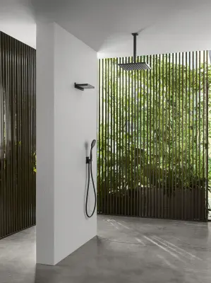SB Rubinetterie Eco Air water-saving square rain shower Chrome 25x25cm 1208955530