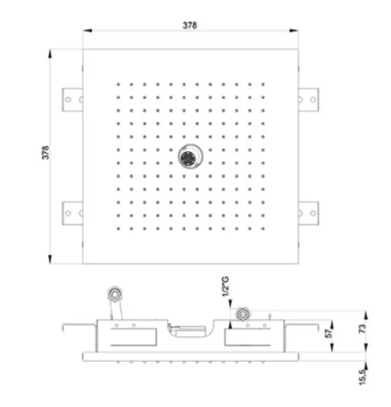 Ducha efecto lluvia SB Twist Temotion de acero inoxidable y 2 rociadores PVD color cobre 1208955630