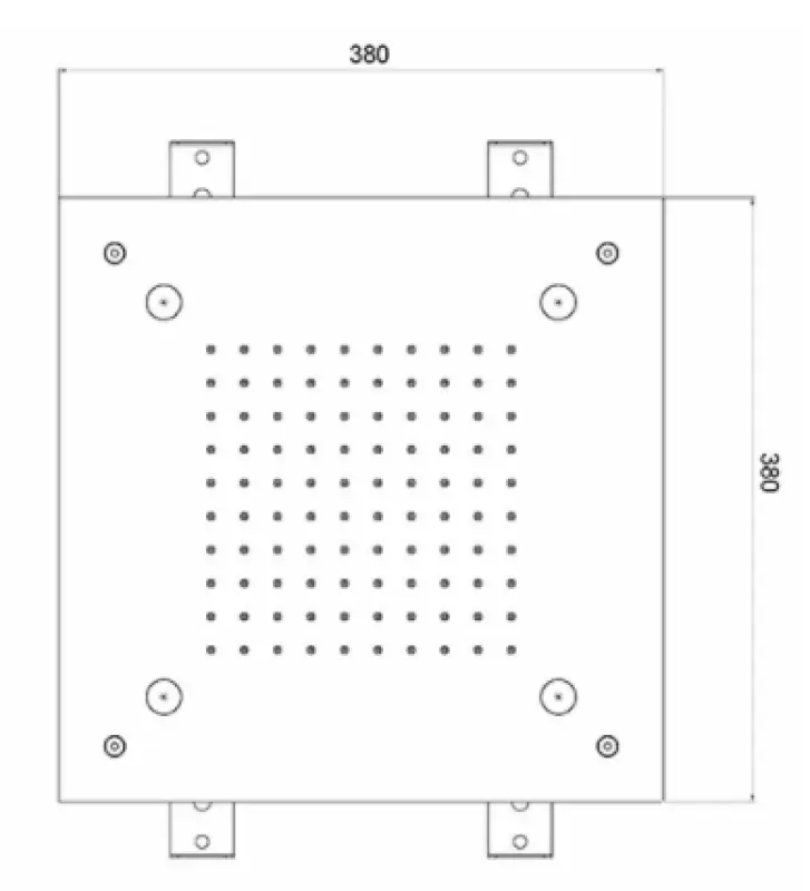 Ducha efecto lluvia SB Mist Temptation empotrada cuadrada de 2 rociadores 38x38cm totalmente de acero inoxidable 1208955718