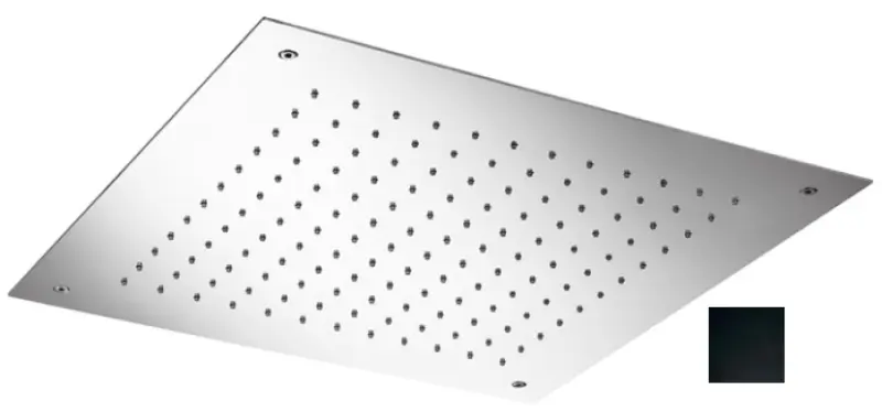 Ducha efecto lluvia SB Temptation empotrable cuadrado 50x50cm negro mate 1208955776