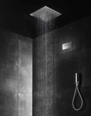 SB Temptation Built-in Square Rain Shower 50x50cm Matte White 1208955777