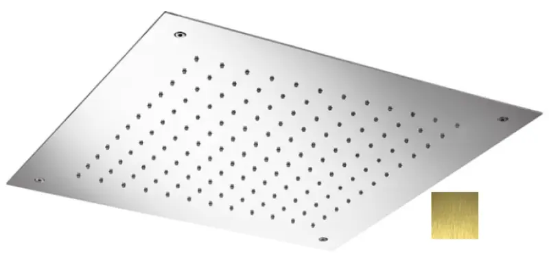 Ducha efecto lluvia SB Temptation empotrada cuadrada 50x50cm PVD dorado 1208955780
