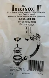 Desagüe Reginox de acero inoxidable para los modelos Amsterdam y Texel 1208955830
